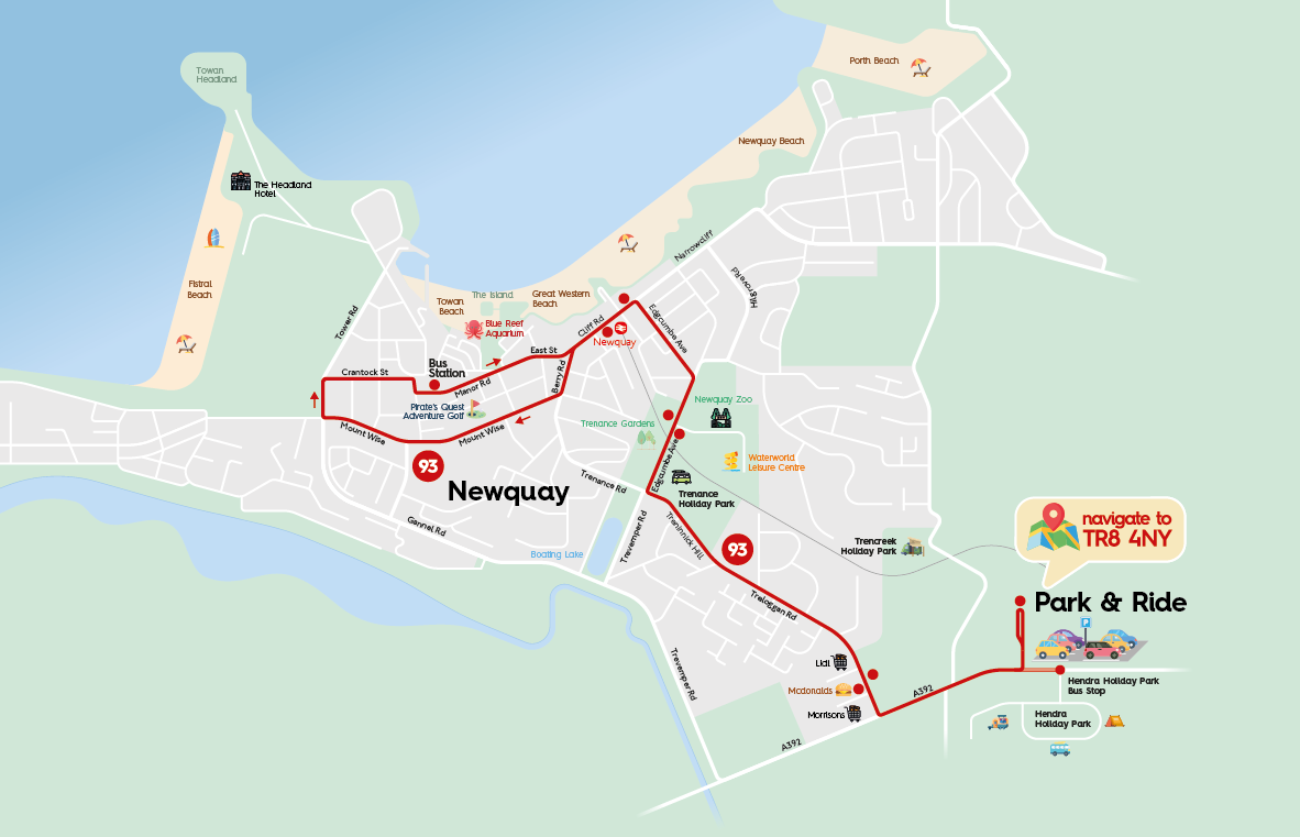 Park and Ride Map
