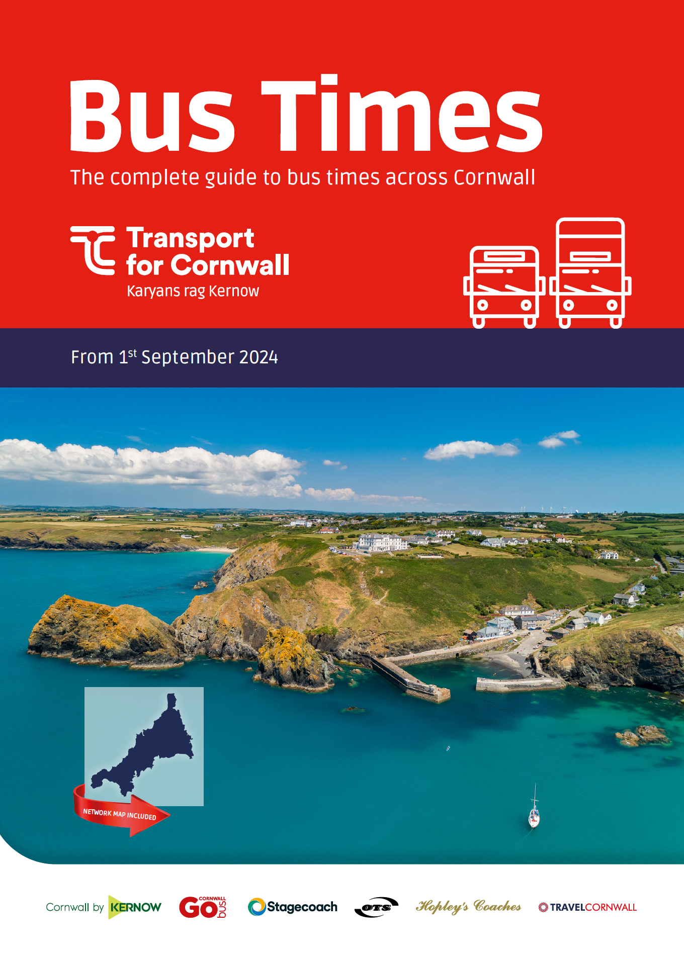 Bus times Cornwall